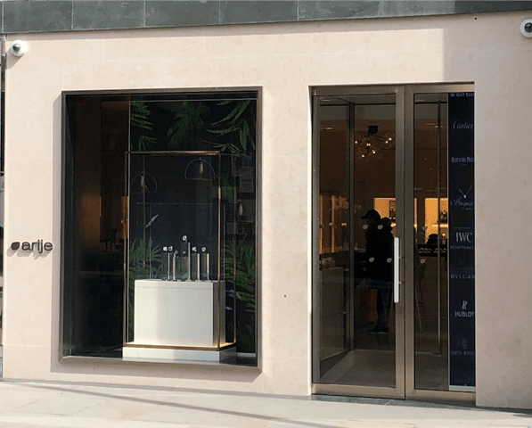 Anti-reflective glass for secure shop fronts from Secure House