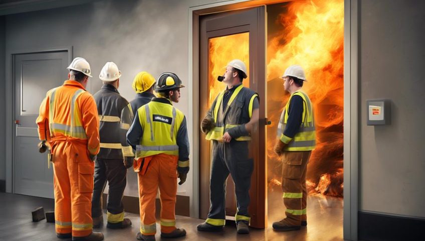 uk construction fire door training