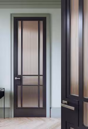 stained glass door